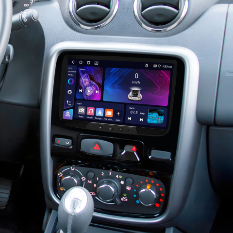Navigatie Dacia Logan, Duster, Sandero (2012-2020) cu Android 13 ,4GB ROM 64GB, RDS, CarPlay si Android Auto, ecran 7 inch [7]