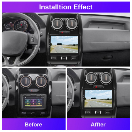 Navigatie Renault Clio 4 (2012-2019), 2GB RAM 32GB ROM,CarPlay si Android Auto Wi-fi, Youtube, Waze, ecran HD 10.1 Inch [2]