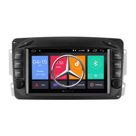 Mercedes Benz CLK W209 (2000-2005) - Navigatie Mercedes-Benz W203/W209/W210, Android 12 2GB 32GB, CarPlay si Android Auto wifi, ecran 7 inch