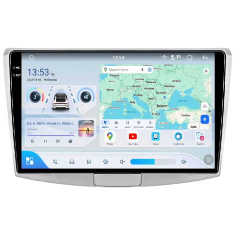 Passat CC (2008-2014) - Navigatie VW Passat B6, B7, CC Android 14, 12GB RAM, 256GB ROM, Ecran 10.33 inch 2K QLED