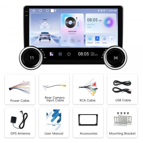 Navigatie Renault Master III (2010-2022), FULL HD 1080P, 11.8” 2+64 GB, CarPlay si Android Auot wifi [7]
