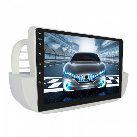 Navigatie FIAT 500 (2007-2015), Android 12, 4GB RAM 64GB, SLOT SIM 4G, DSP, Carplay si Android auto, ecran 9 inch alb [3]