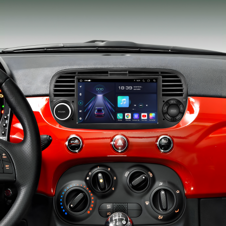 Navigatie Fiat 500 (2007-2015) cu Android 12, 6GB 128GB,SLOT SIM 4G, DSP, Carplay și Android Auto Wi-fi, ecran 7 inch [3]