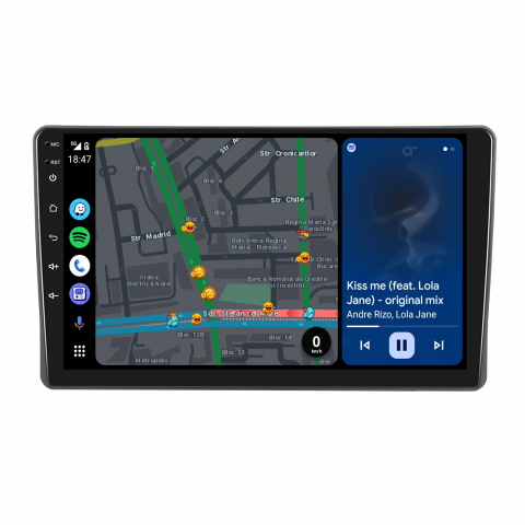 Navigatie Fiat Panda (2003-2012) cu Android, 2GB RAM 32GB ROM, DSP, ecran 9 Inch,Carplay si Android Auto [4]