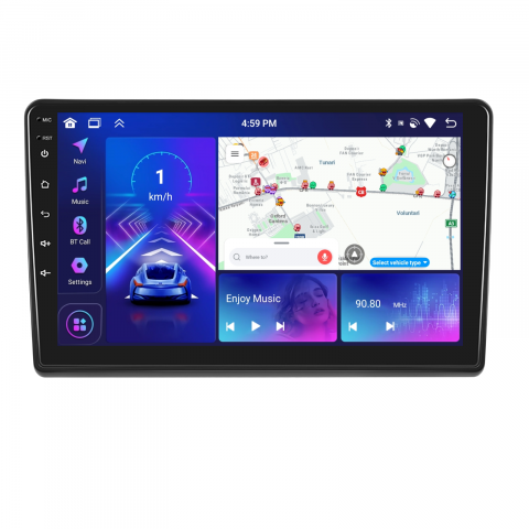 Fiat Ducato (2011-2022) - Navigatie Fiat Ducato (2011-2022), Android 12, 4GB RAM 64GB, DSP, Carplay si Android auto, ecran 9 inch