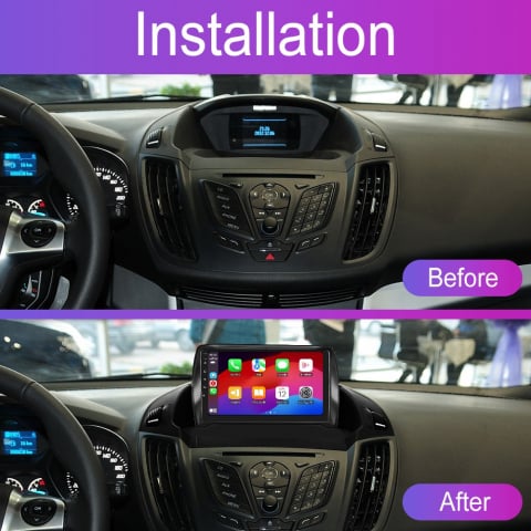 Navigatie Ford Kuga (2012-2019), Android 12, 8GB RAM 128GB,SLOT SIM 4G, DSP, Carplay si Android auto, ecran 9 inch [1]