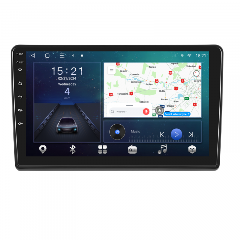 Navigatie Fiat Ducato (2011-2022), Android 12, 4GB RAM 64GB, SLOT SIM 4G, DSP, Carplay si Android auto, ecran 9 inch [4]