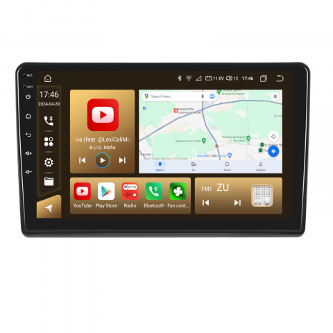 Toate Produsele - Navigatie Fiat Ducato (2011-2022), Android 12, 8GB RAM 128GB, SLOT SIM 4G, DSP, Carplay si Android auto, ecran 9 inch