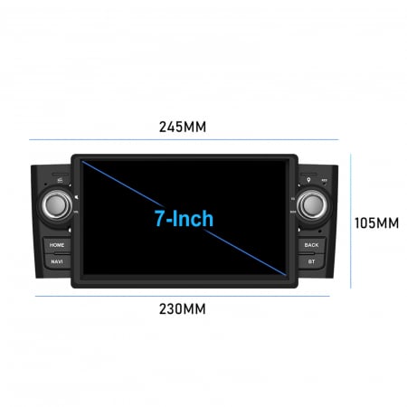 Navigatie Fiat Grande Punto (2007-2012) cu Android 13 2GB 64GB, DSP, CarPlay si Android Auto, ecran 7 inch [11]
