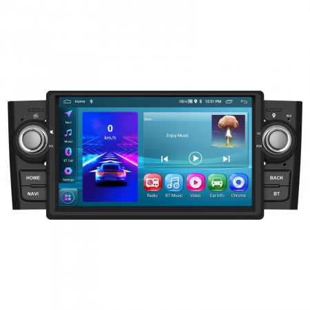 Toate Produsele - Navigatie Fiat Grande Punto (2007-2012) cu Android 13 2GB 64GB, DSP, CarPlay si Android Auto, ecran 7 inch