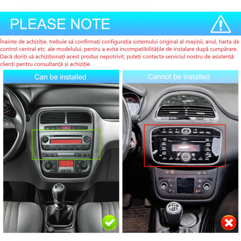 Navigație Android 15 Fiat Linea (2007-2012), 4GB RAM, 64GB, DSP, CarPlay, Android Auto, Ecran 7 [1]