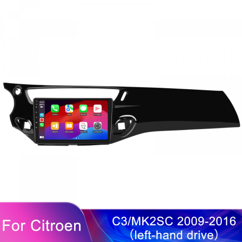 Navigatie Citroen C3 MK2SC (2009-2016) cu Android, 2GB RAM 32GB ROM, DSP, ecran 9 Inch,Carplay si Android Auto [6]