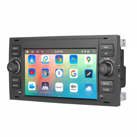 Mondeo (2006-2010) - Navigatie Ford (2005-2014) cu Android, 4GB RAM 64GB, DSP,RDS, CarPlay si Android Auto Wireles Ecran de 7 Inch BK