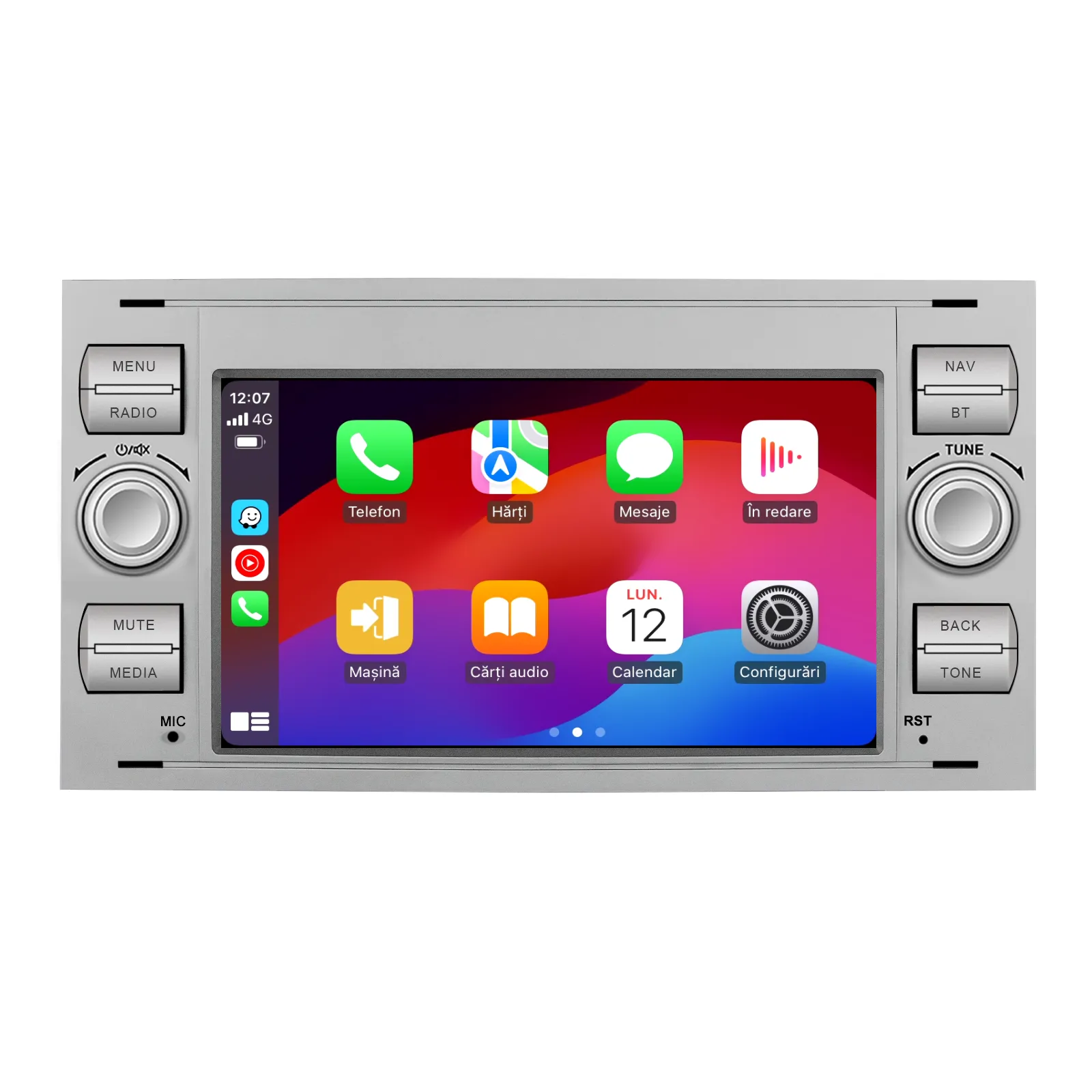 Galaxy 2 (2006-2011) - Navigatie Ford (2005-2014) cu Android, 4GB RAM 64GB, DSP,RDS, CarPlay si Android Auto Wireles Ecran de 7 Inch GR