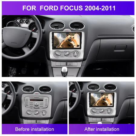 Navigatie Ford Focus MK2 (2004-2011) Display INCELL, Android 15, 4GB 128GB, DSP, CarPlay si Android Auto ecran 9 Inch [1]