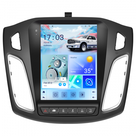 Navigatie Ford Focus (2012-2018) Tip Tesla, Android 12, 4GB RAM 64GB, SLOT SIM 4G, DSP, CarPlay si Android Auto, ecran 9,7 inch [8]