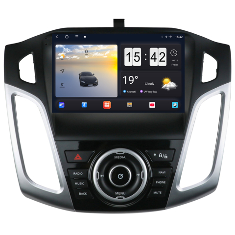 Ford Focus MK3 (2012-2018) - Navigație Android dedicată 2K QLED Octa-Core UIS8581A cu SIM 4G, CarPlay și Android Auto