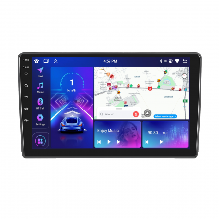 Ford Focus MK 2 (2005-2008) - Navigatie Ford Focus MK 2 (2005-2008), Android 13, 4GB RAM 64GB, DSP, Carplay si Android auto, ecran 9 inch