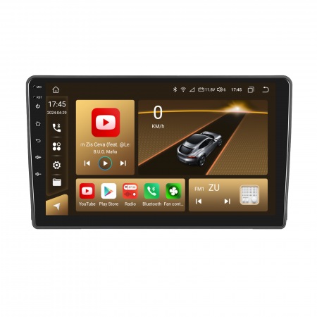 Ford Focus MK 2 (2005-2008) - Navigatie Ford Focus MK 2 (2005-2008), Android 12, 8GB RAM 128GB,SLOT SIM 4G, DSP, Carplay si Android auto, ecran 9 inch