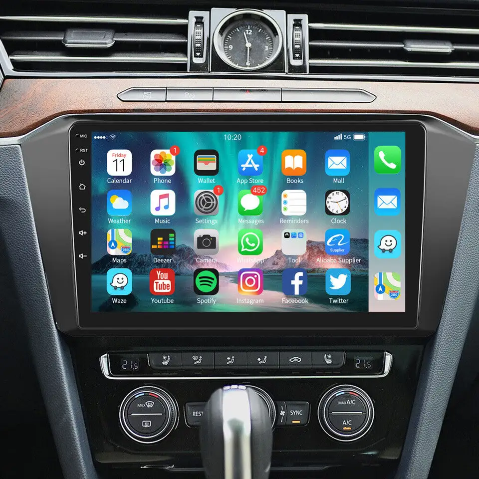 Navigatie Passat B8 (2016-2017) Display INCELL, Android 15, 4GB 128GB, DSP, CarPlay si Android Auto ecran 10 Inch [5]