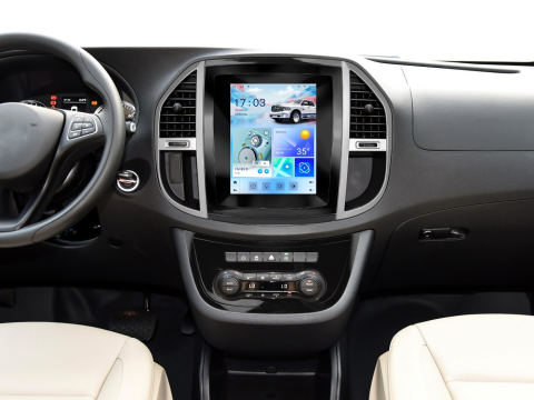 Navigatie Mercedes Vito 3 (2012-2021) Tip Tesla, Android 14, 4GB RAM 64GB, DSP, CarPlay si Android Auto, ecran 9,7 inch [2]