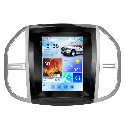 Mercedes-Benz Vito W447 (2014-2021) - Navigatie Mercedes Vito 3 (2012-2021) Tip Tesla, Android 14, 2GB RAM 32GB, DSP, CarPlay si Android Auto, ecran 9,7 inch
