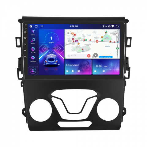 PROMOTII % - Navigatie Ford Mondeo 2013 cu Android, 4GB RAM 64GB ROM, DSP, ecran 9 Inch, Carplay si Android Auto