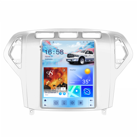 Navigatie Ford Monedo (2007-2010) Tip Tesla, Android 12, 2GB RAM 32GB, DSP, CarPlay si Android Auto, ecran 9,7 inch [4]