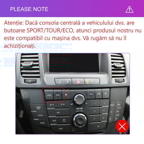Navigatie Buick Regal (2009-2013), Opel Insignia (2009-2013) Tip Tesla, Android 12, 4GB RAM 64GB, SLOT SIM 4G, DSP, CarPlay si Android Auto, ecran 9,7 inch [5]