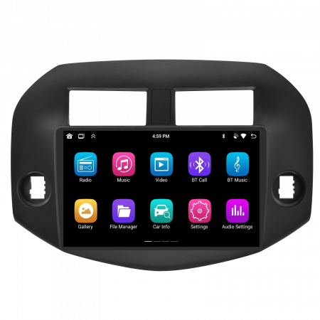 Navigatie Toyota RAV 4 III (2005-2013), Android 12, 4GB RAM 64GB, SLOT SIM 4G, DSP, Carplay si Android auto, ecran 9 inch [5]