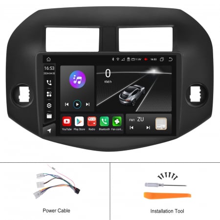 Navigatie Toyota RAV 4 III (2005-2013), Android 13, 4GB RAM 64GB, DSP, Carplay si Android auto, ecran 9 inch [6]