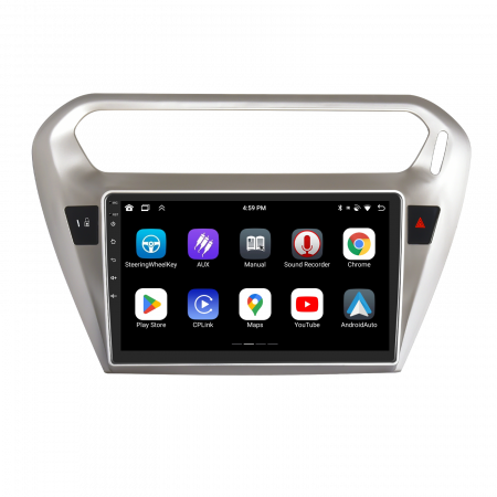 Navigatie Citroen C-Elysee (2012-2021), Android 12, 4GB RAM 64GB, SLOT SIM 4G, DSP, Carplay si Android auto, ecran 9 inch [2]