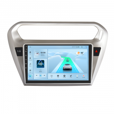 Citroen C-Elysee (2012-2021) - Navigatie Citroen C-Elysee (2012-2021), Android 12, 2GB RAM 32GB, DSP, Carplay si Android auto, ecran 9 inch