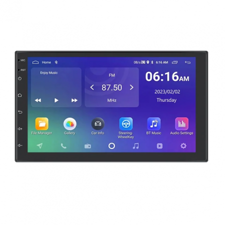 Navigatie GPS 2DIN Universala, Android 13 4GB RAM 64GB ROM, CarPlay si Android Auto WI-FI, Ecran 7 inch [4]