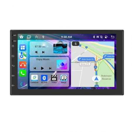 Navigatie GPS 2DIN Universala, Android 13 4GB RAM 64GB ROM, CarPlay si Android Auto WI-FI, Ecran 7 inch [2]