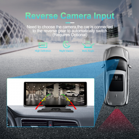 Navigatie cu Android 13, 2GB+32GB, GPS Portabil, Universal, CarPlay si Android Auto WI-FI, ecran tactil HD 10.26 inch [15]
