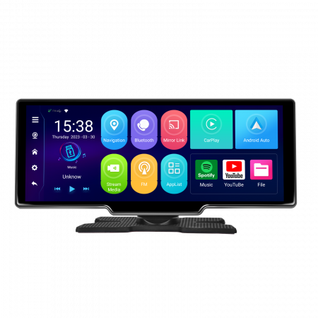 Navigatie GPS Portabil - Navigatie cu Android 13, 2GB+32GB, GPS Portabil, Universal, CarPlay si Android Auto WI-FI, ecran tactil HD 10.26 inch