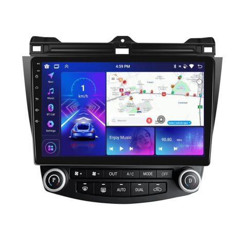Honda Accord (2003-2007) - Navigație Honda (2003-2007) cu Android, 4GB RAM 64GB ROM, DSP, ecran 10 Inch,Carplay si Android Auto