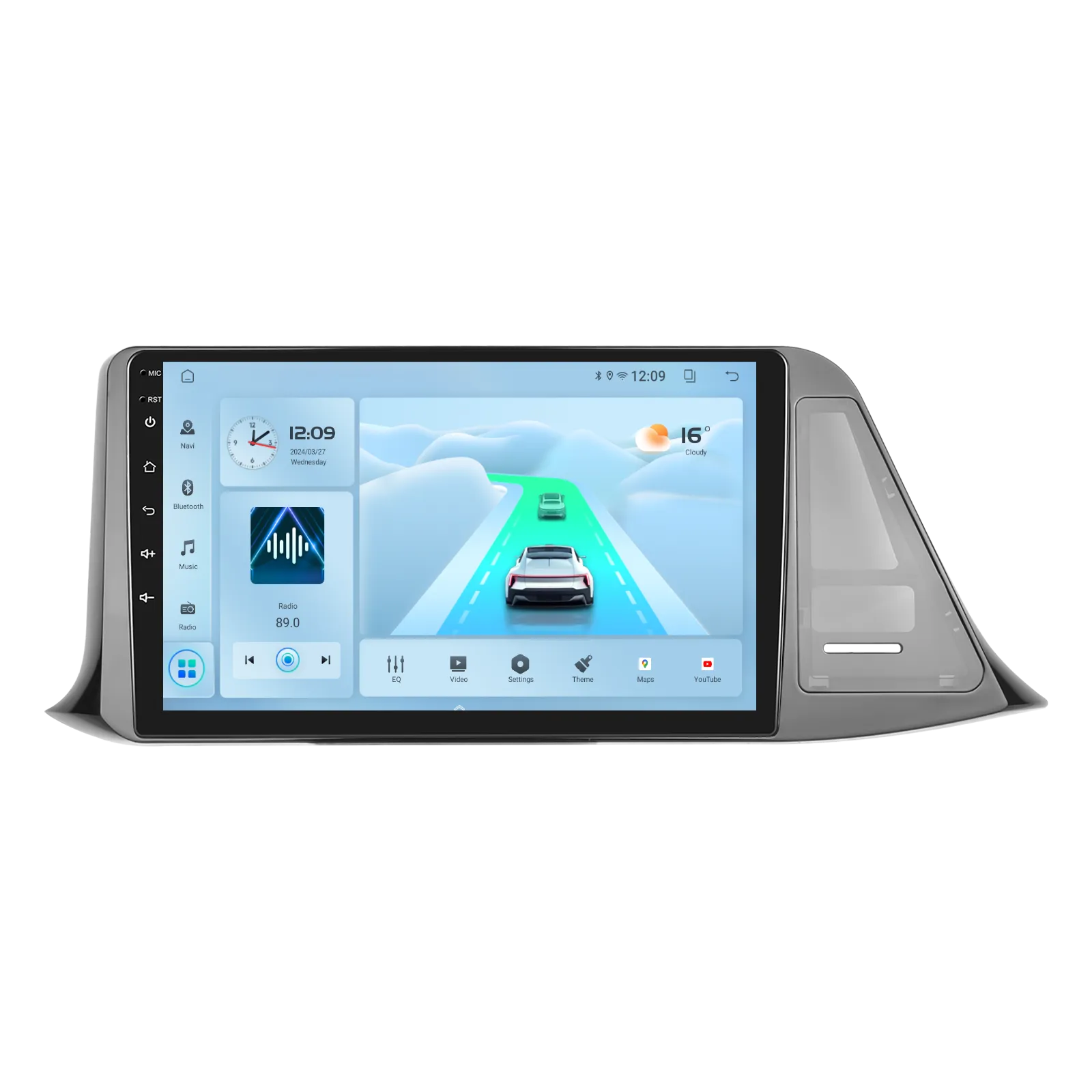 Toyota C-HR (2016-2020) - Navigatie Toyota C-HR (2016-2020), Android 12, 2GB RAM 32GB, DSP, Carplay si Android auto, ecran 9 inch