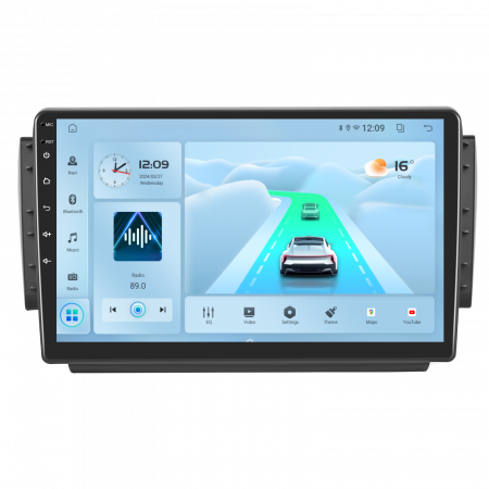 Peugeot 208-2008 (2012-2019) - Navigatie Peugeot 208-2008 (2012-2019), Android 12, 2GB RAM 32GB, DSP, Carplay si Android auto, ecran 10.1 inch