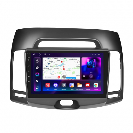 Hyundai Elantra (2007-2010) - Navigatie Hyundai Elantra (2007-2010), Android 12, 8GB RAM 128GB, SIM 4G, DSP, Carplay si Android auto, ecran 9 inch