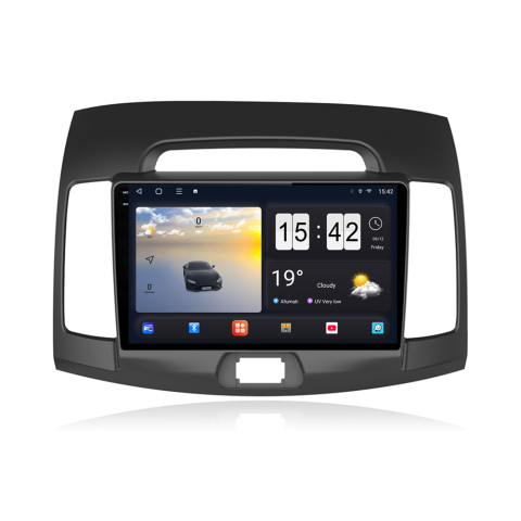 Hyundai Elantra (2007-2010) - Navigație Android dedicată 2K QLED Octa-Core UIS8581A cu SIM 4G, CarPlay și Android Auto