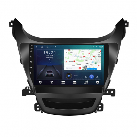 Hyundai Elantra (2014-2016) - Navigatie Hyundai Elantra (2014-2016), Android 12, 4GB RAM 64GB,  SLOT SIM 4G, DSP, Carplay si Android auto, ecran 9 inch