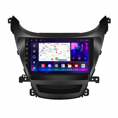 Hyundai Elantra (2014-2016) - Navigatie Hyundai Elantra (2014-2016), Android 12, 8GB RAM 128GB,  SLOT SIM 4G, DSP, Carplay si Android auto, ecran 9 inch