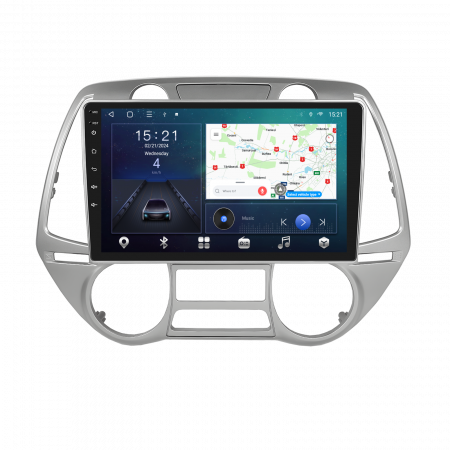 Hyundai i20 (2008-2012) - Navigatie Hyundai i20 (2008-2012), Android 12, 4GB RAM 64GB, SIM 4G. DSP, Carplay si Android auto, ecran 9 inch