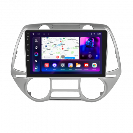 Hyundai i20 (2008-2012) - Navigatie Hyundai i20 (2008-2012), Android 12, 8GB RAM 128GB, SIM 4G. DSP, Carplay si Android auto, ecran 9 inch