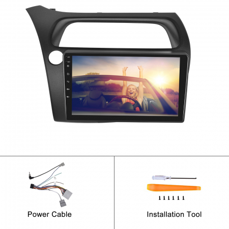 Navigatie Honda Civic (2006-2012), Android 12, 4GB RAM 64GB, SLOT SIM 4G, DSP, Carplay si Android auto, ecran 9 inch [7]