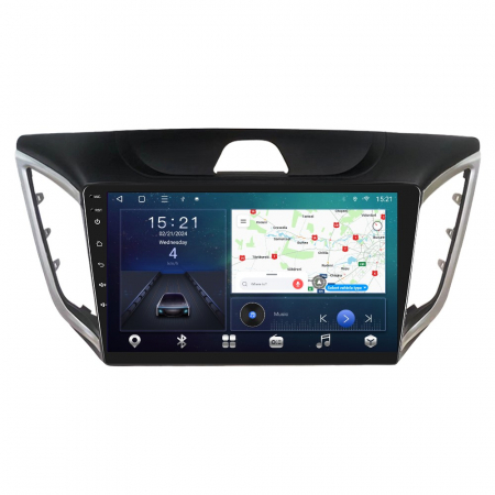 Hyundai IX25 (2015-2018) - Navigatie Hyundai IX25 (2015-2018) , Android 12, 4GB RAM 64GB, SIM 4G, DSP, Carplay si Android auto, ecran 10.1 inch