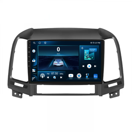 Hyundai Santa Fe (2006-2012) - Navigatie Hyundai Santa Fe (2006-2012) cu Android, 4 GB 64 GB ROM,DSP, Cartela SIM 4G, Carplay si Android Auto