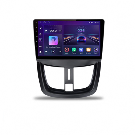 Peugeot 207 (2009-2013) - Navigatie Peugeot 207 (2009-2013) cu Android 12 ecran 9 Inch, 2GB RAM 32 GB ROM,DSP, Carplay si Android Auto
